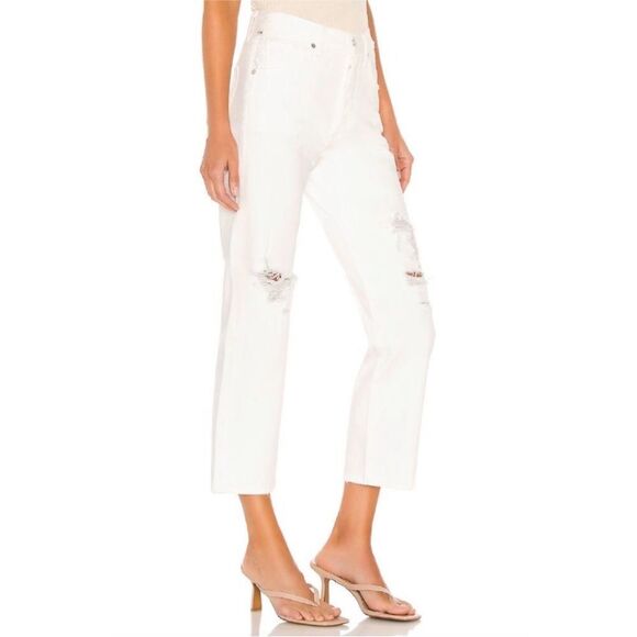 Citizens of Humanity NWT Emery High Rise Relaxed Crop in Moonstone Size 25 - Picture 7 of 7